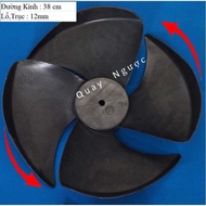 Cánh quạt điều hoà hơi nước 38cm trục 12mm quay ngược chiều