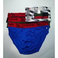 Seluar Spender Lelaki 3pcs in 1box (Renoma White Box) New Underwear M-XXL.In Box Mix Color ...NO.9711