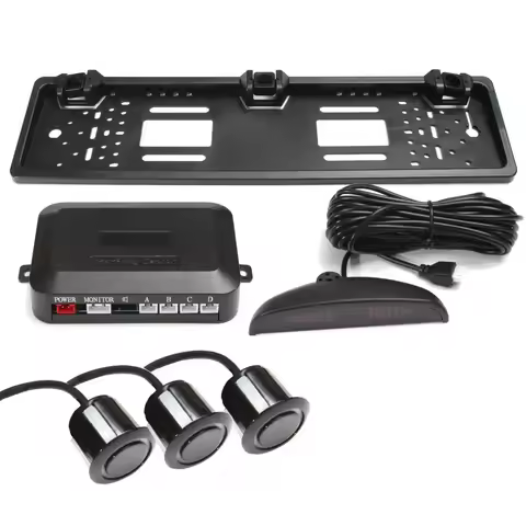 General parking lot backing radar sensor sensor system kit Europe Germany Russia EU license number l
