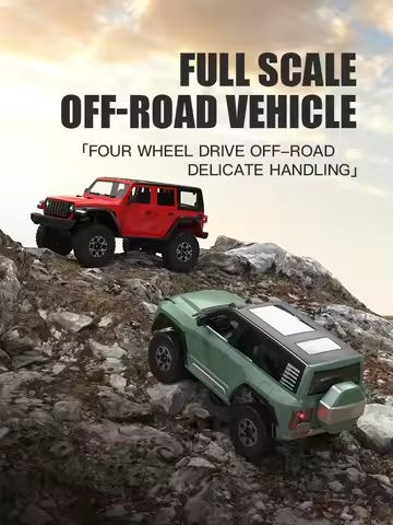 SG2403 1/24 2.4G RC Cars 4WD Alloy Climbing Car LED Light JEEP/H2/H3T/350/U8/FJ Off-road SUV And Tru