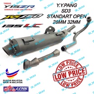 Yamaha LC135 LC Y15ZR Y15 YSUKU Honda RS150 RS 150 R Exhaust Standard Open SD3 Ekzos Ezos YYPANG 28m