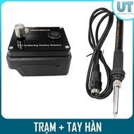 Trạm hàn NK936 bản gắn kèm đế PIN MAKITA - Bản nâng cấp của máy hàn C11 - Có chế độ ngủ (Tặng kèm cả
