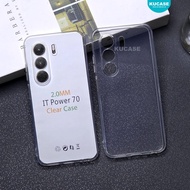 Itel Power 70 Itel P70 Itel A90 Clear Case 2.0mm Softcase Bening Transparent Case Itel Power 70 Itel