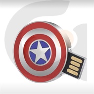 Captain America Shield Metal USB High Speed Flash Drive 1GB 2GB 4GB 8GB 16GB 32GB 64GB 128GB 2TB USB