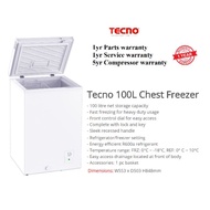 Tecno 100L Chest Freezer TCF138R (1yr warranty)