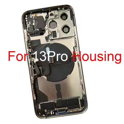 OEM Disassembled Middle Frame Housing Back Glass Cover For iPhone 13Pro 13Pro Max, NFC Wireless Char