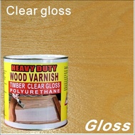 CLEAR GLOSS ?HEAVY DUTY? 1L ( GLOSS TIMBER VARNISH POLYURETHANE ) Wood Paint Varnish Wood Shellac Sy