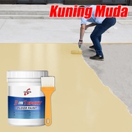 💥1000g Dengan Kuas💥Cat Lantai Epoxy Berbasis Air 3 In 1 Cat Lantai Tahan Aus & Tahan Air Cat Lantai 