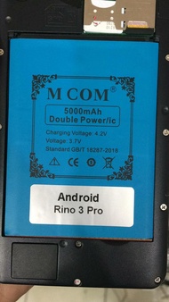 Battery Batre Baterai Double Power Mcom Android 9.0 Rino 3 Pro rino 3 pro versi 2 - Gigi Pinggir