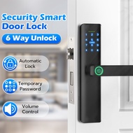 Smart Door Lock Tuya Front door Lock Digital Fingerprint Door Lock Kunci Pintu Pintar Electronic Password Door Lock Set