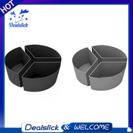 【Dealslick】Slow Cooker Liners, 3-in-1 Silicone Slow Cooker Divider Fit 6QT Oval and Round Pot Divider