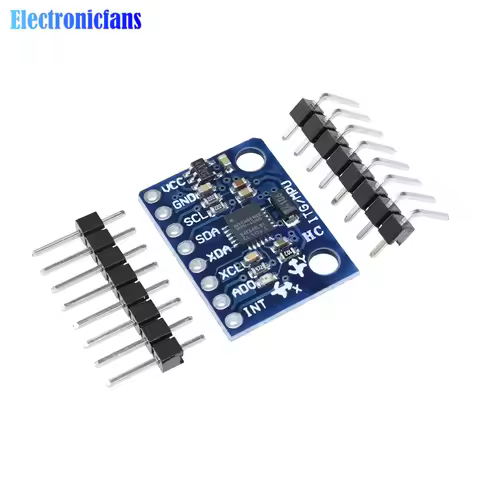 1Set IIC I2C GY-521 MPU-6050 MPU6050 3 Axis Analog Gyroscope Sensors + 3 Axis Accelerometer Module F