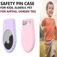 [Ready Stock] Safety Pin Case Holder Kids Elderly Pet for AirTag Ugreen Tag Anti Lost on Bag Luggage