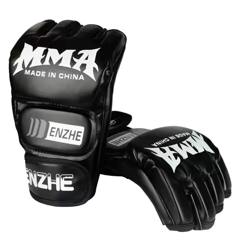 5 Colors Thick Boxing Gloves MMA Gloves Half finger Sanda Taekwondo Fight MMA Sandbag Gloves Profess