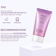 You sunscreen Tone up UV elixir spf 50