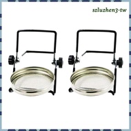 [SzluzhenfbTW] 2x Jar Sprouting Lids with 2 Sprouting Holder Accessories Duable Easy to Clean Sprout
