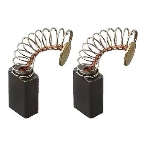 Set Of Two Carbon Brushes 13mm X 8mm X 5mm For Electric Motor Maintenance In Drills Hammer Drills An