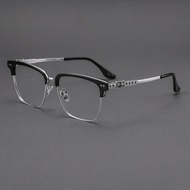 2026 NEW Chrome Hearts Big Face 160mm G Luo Mirror Frame Pure Titanium Retro Precision Mens Eyebrows