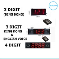 QMS Queue System Restaurant Wireless Number Keypad Call Queue | System Counter Cashier | Calling Ord
