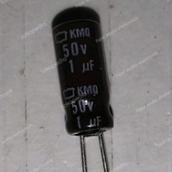 Original capacitor 1uf 50v elko elco capacitor 1 uf 50 v original 1uf nippon Fajar electro 2
