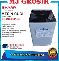 Ready Mesin Cuci Sharp Esm 8000 8 Kg 1 Tabung Esm8000 Top Loading