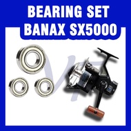 (SPECIAL ORDER) BEARING REEL SET BANAX SX 5000 (1 SET CONTAINS 3PCS) MINI FISHING BEARING SPARE PART