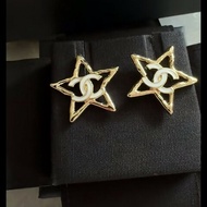 Chanel 香奈兒 25p 星星 五芒星 耳環