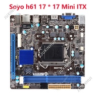 【Used】Soyo h61 17 * 17 Mini ITX motherboard LGA 1155