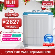 HOME Twin Tub semi-automatic with dry washing machine 5KG large capacity light mini washing machine automatic sharp front load portable washing machine inverter portable washing machine with dryer sale single tub manual washing machine