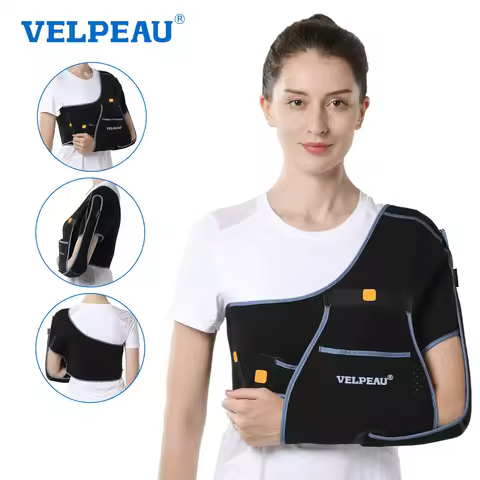 VELPEAU Shoulder Sling Breathable for Rotator Cuff Tear, Arm Fracture and Dislocation, Shoulder Immo