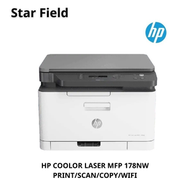 HP COLOR LASER MFP 178NW彩色鐳射3合1, 單面打印, 單面掃描, 單面影印,  usb/wifi direct, 網絡
