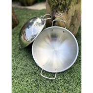 Stainless steel stir fry pan 430 size 25.5cm