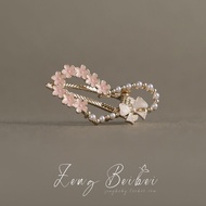 12,000 Persons Collection Soft Fufu~Super Beautiful Garland Pearl Hairpin Clip Sweet Love Heart Side