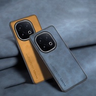 iQOO 13 5G iQOO13 iqoo13 Lambskin Case Hybrid PU Leather Shockproof Camera Protection Back Cover Cas