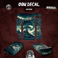 Motorbike OBU Sticker Waterproof "Nocturne"