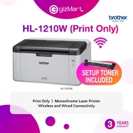 Brother HL-1210W Monochrome Wireless Single Function Laser Printer