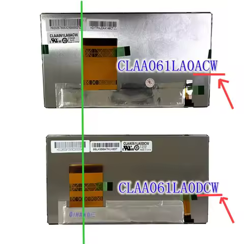 New TFT LCD Screen CLAA061LA0DCW DCW 800*480 LCD Display Panel 149*82mm Digitizer Touch Screen For D