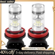 2X H8 H11 H16 6000K White 100W High Power LED Fog Light Driving Bulb DRL