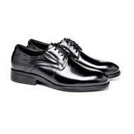 超輕量3E寬楦休閒男皮鞋25205-3 黑色