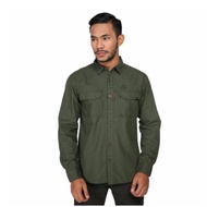 KEMEJA Eiger1989 Evolute 2.0 L/S shirt Olive 4078 Original