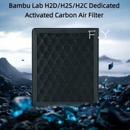 Bambu Lab H2D/H2S/H2C Dedicated Activated Carbon Air Filter | Powerful VOC Purification, 4-Step Quic