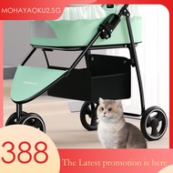 Small Pet Stroller And BOSIMAO Medium Sized Lightweight Pet Stroller Foldable Detachable Dog Cat Lac