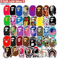 BAPE AAPE Harajuku Stickers  50Pcs/Set DIY Luggage Laptop Skateboard Decals Doodle Stickers