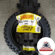 Pirelli Scorpion MX Extra X 80 100 ring 21 ban motor Trail tubetype