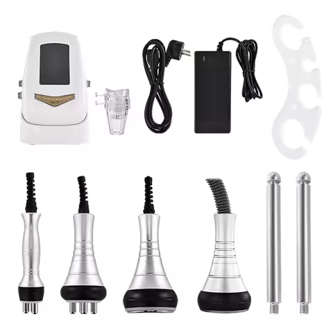 4 in 1 Cavitation Vacuum RF Beauty Machine 40K Ultrasonic Weight Loss Radio Frequency Facial Wrinkle
