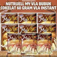 NUTRIJELL MY VLA BUBUK RASA COKELAT 63 GRAM VLA INSTANT JUAL SATUAN & PER BOX ISI 6 PCS | MYVLA COKL