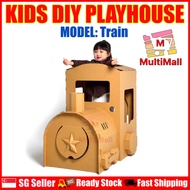Train DIY Cardboard Playhouse For Kids DIY Craft For Kids | Kids Toy House |Playhouse Toy