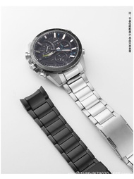 Suitable For Casio EQB-500/501/EQB-800 Solid Steel Watch Strap EDIFICE Curved Bracelet Men