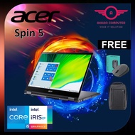Acer Spin 5 SP513-55N-53Q7 13.5'' QHD Touch Laptop Steel Grey ( I5-1135G7, 8GB, 512GB SSD, Intel, W1