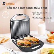 DORON 1400W dual heating bread press, super durable telfon non-stick